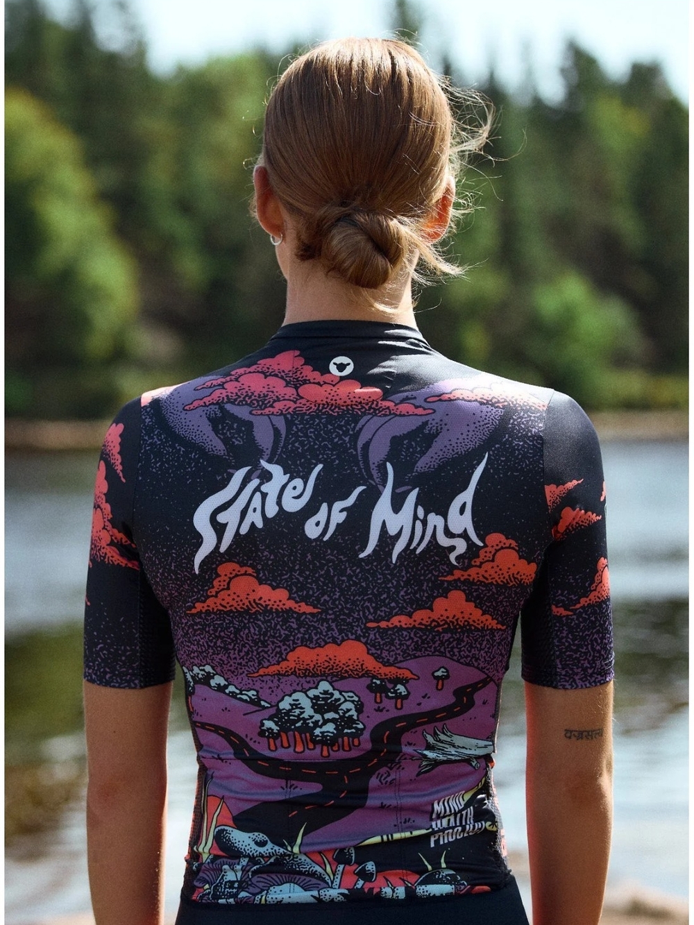 Black Sheep Cycling Women’s Graphic Cycling Jersey Size S - Picture 3 of 16
